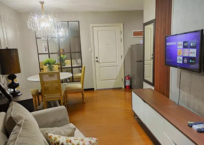 Elegant Stylish 1 Bedroom Balcony And Bay View Free Sauna Pool Gym Makati 4*